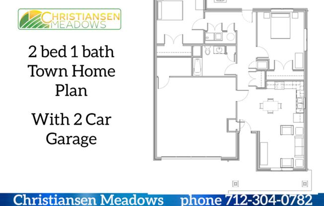 2 beds, 1 bath, 1,075 sqft, $1,250, Unit 1-109