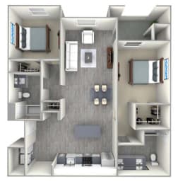 2 beds, 2 baths, 1,161 sqft, $3,948