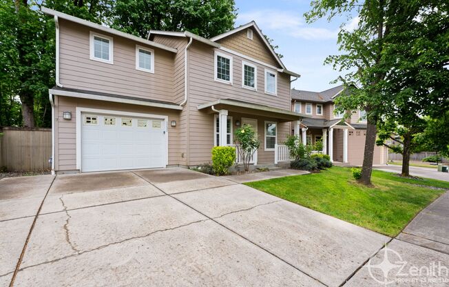 Inviting 3 Bedroom Washougal Home with Large Backyard Backing Up to Green Space! Upstairs Loft Space! Available Late-April!