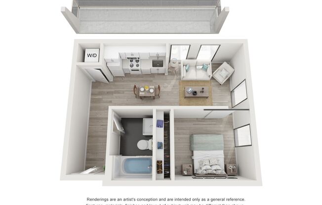 1 bed, 1 bath, 479 sqft, $1,475, Unit 405