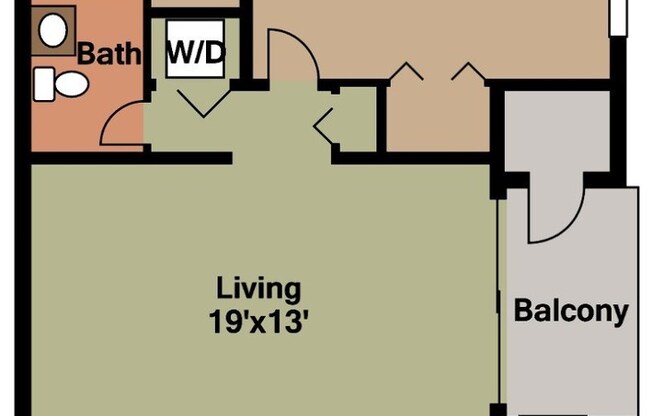 1 bed, 1 bath, 800 sqft, $2,010, Unit 1812WL-201
