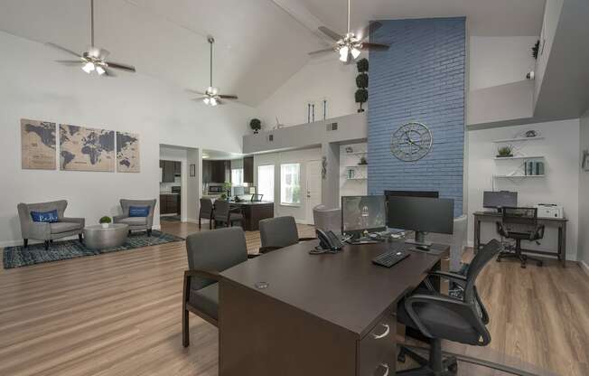 Pheasant Pointe Remodeled Clubhouse Leasing Area