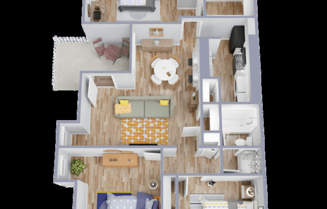 3 beds, 2 baths, 1,210 sqft, $1,729