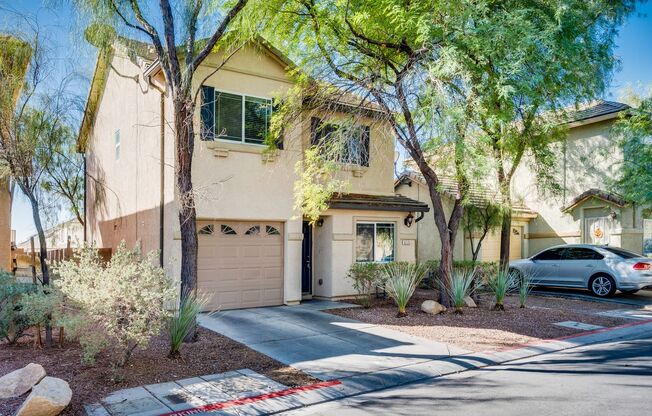 Very nice kept two-story 3 bedroom 2 bath house in a small gated community on the east side