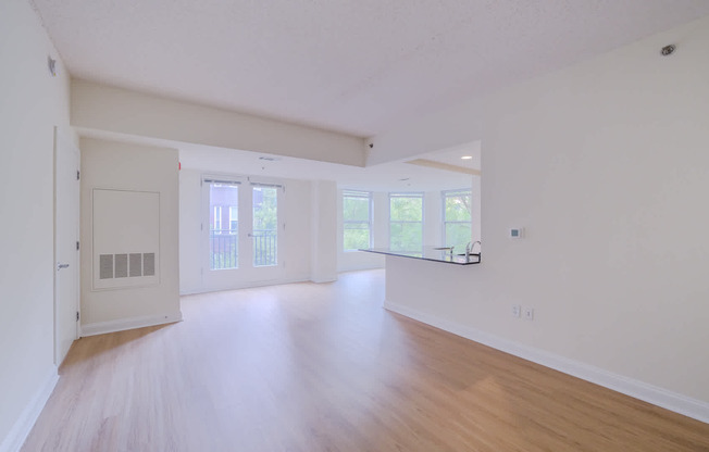 Living Room with Hard Surface Flooring