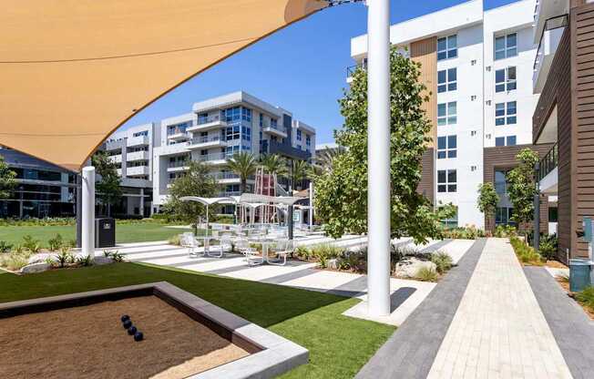 Outdoor Bocce ball Court at Elements Apartments*, California, 92612
