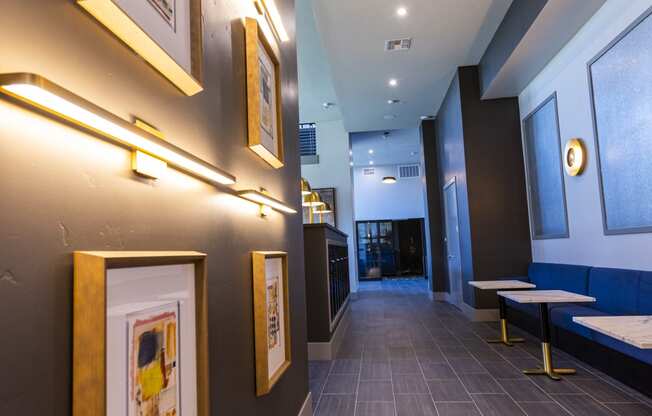 Resident Retreat Clubhouse at Zeta Luxury Apartments in Sacramento, CA