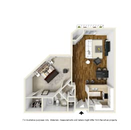 Studio, 1 bath, 759 sqft, $2,947