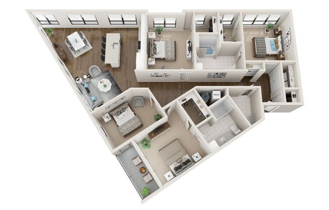 3 beds, 2.5 baths, 1,825 sqft, $4,244, Unit 5047