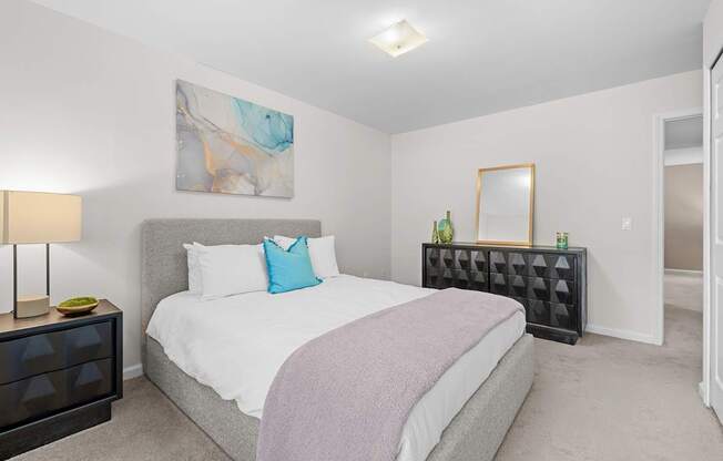 Spacious Bedroom at Lakeside Village Apartments Clinton Township MI