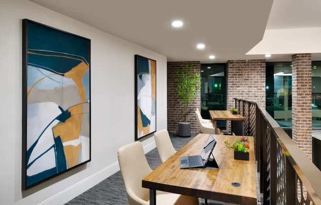 The Stack Apartments Loft Workspace