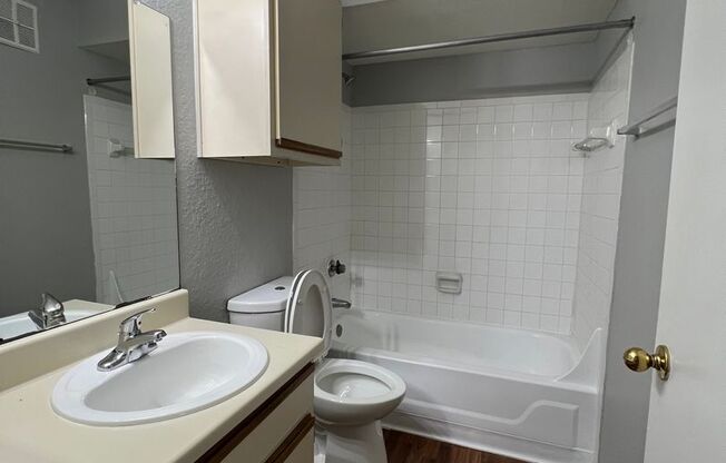 Two  bedroom, two bathroom apartment located in Regency Gardens Condominiums in Orlando, Florida.