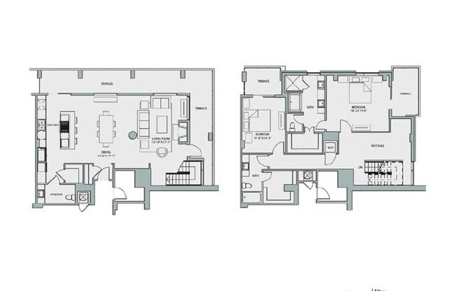 2 beds, 2.5 baths, 2,171 sqft, $9,728, Unit 1910