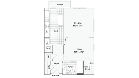 1 bed, 1 bath, 655 sqft, $2,160