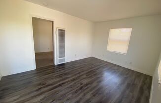 Upstairs 1 bedroom 1 bath unit with a one car garage included.