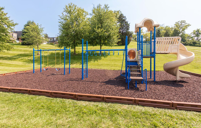 This is a picture of the playground at Fairfield Pointe Apartments in Fairfield, Ohio.