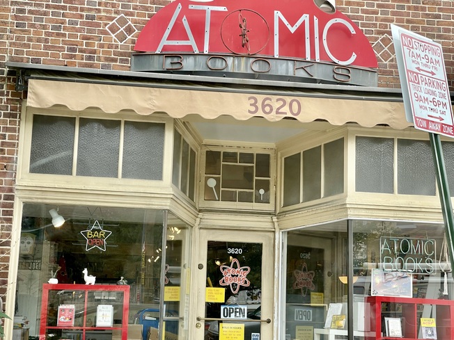 Atomic Books on Falls Rd in Hampden