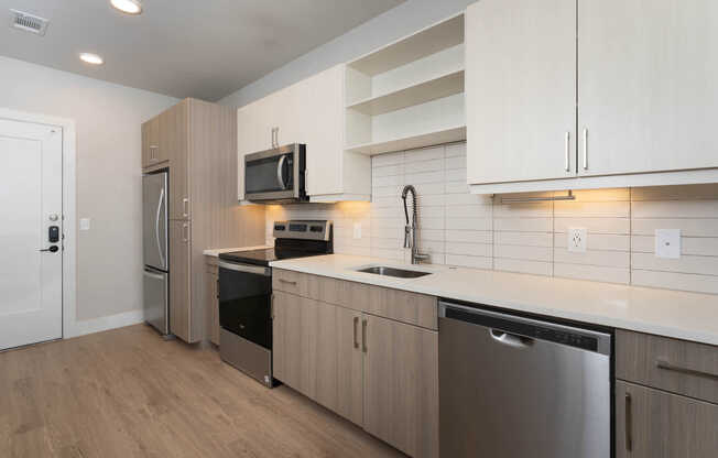 Kitchen with Stainless Steel Appliances