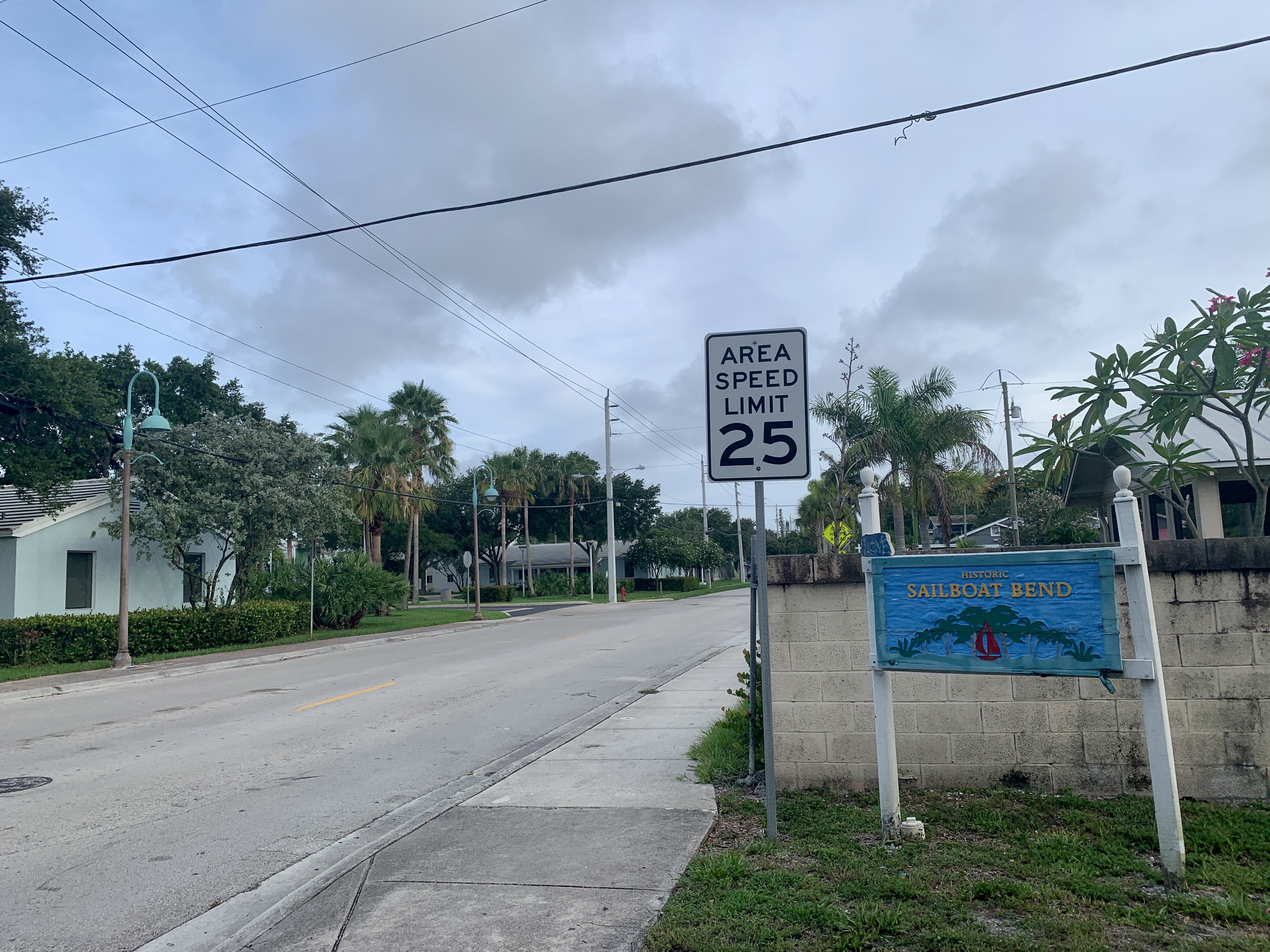 Historic Sailboat Bend Sign