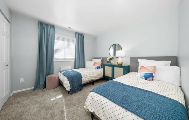 Shared Bedroom at Whitcomb Terrace Apartments, Indiana