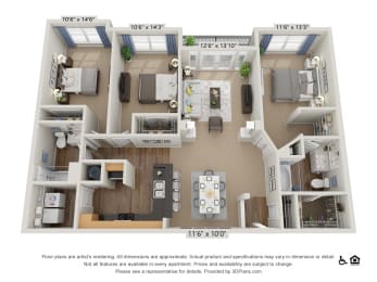 3 beds, 2 baths, 1,470 sqft, $2,761
