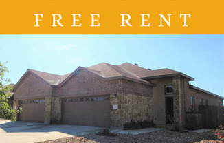 1 Month Free Rent / Fridge Included / Covered Back Patio / Fenced in Yard / CISD