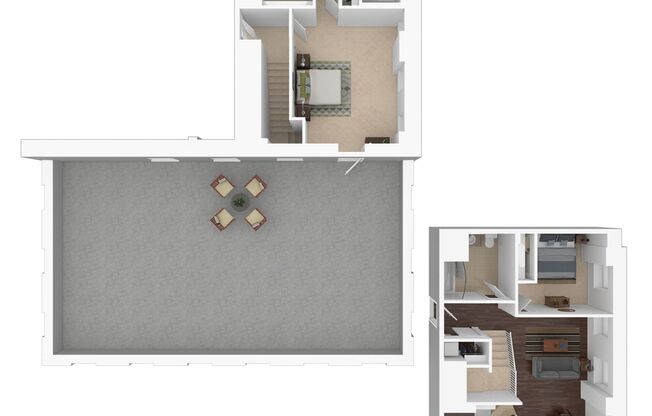 2 beds, 2 baths, 1,310 sqft, $3,695, Unit M-1603