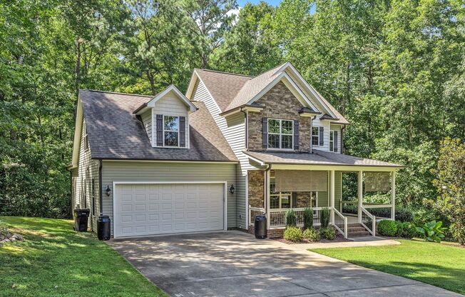 4 Bedroom Home in Youngsville with Wooded View