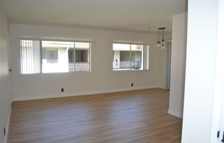 Bright, Spacious 1,160 sq. ft. 2 Bedroom 2 Bath Apt. with MODERN WOOD STYLE FLOORS THROUGHOUT, Garden View Patio, WASHER/DRYER HOOKUPS, Six Closets, GRANITE AND MARBLE COUNTERS, Friendly On-Site Maintenance, and ARCADIA SCHOOLS