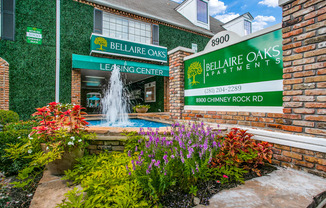 front entrance at Bellaire Oaks Apartments, Houston, TX