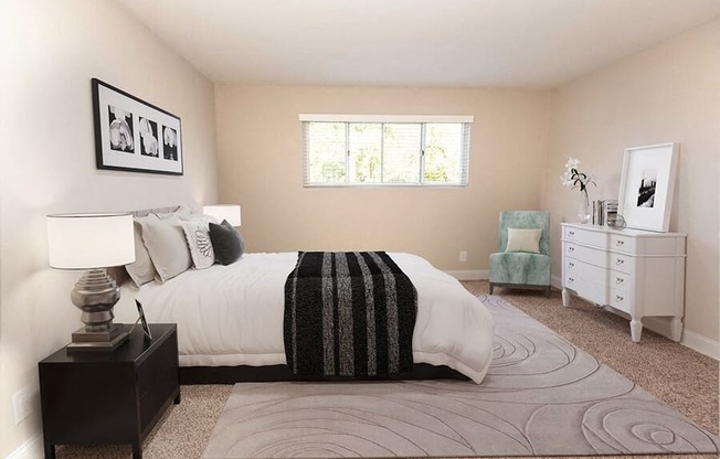Spacious bedroom  at Stevenson Lane Apartments, 21204, MD