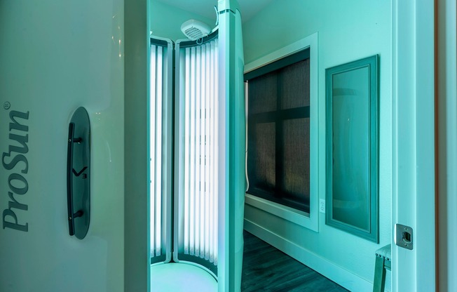 Tanning bed at Forest Hills in Eugene, Oregon