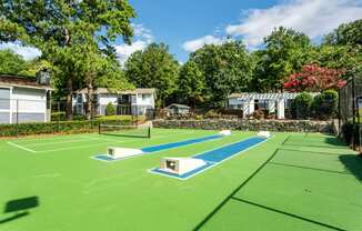 Tennis court at The Atlantic North Springs, Dunwoody, GA.