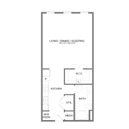 1 bed, 1 bath, 765 sqft, $1,528