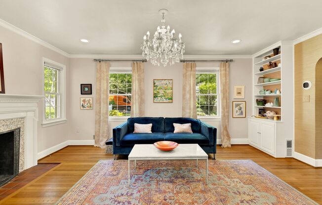 Elegant Chevy Chase Retreat with Designer Finishes!