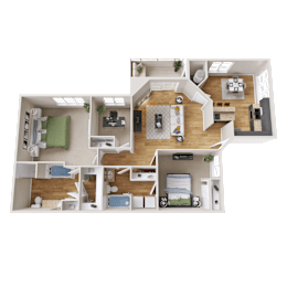 3 beds, 2 baths, 1,294 sqft, $2,053