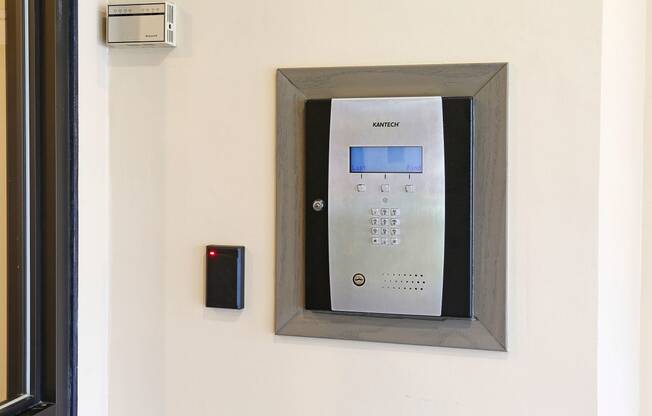 Kantech Intercom system with fob reader.