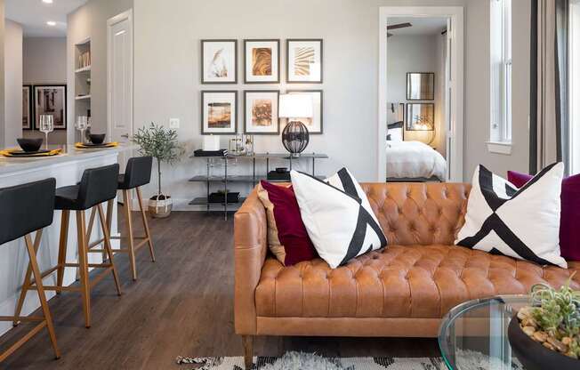 living room area for entertainment