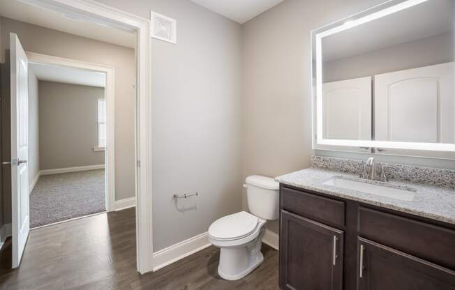 Model 2 Bathroom at Capital Grand Apartments in Tallahassee, FL