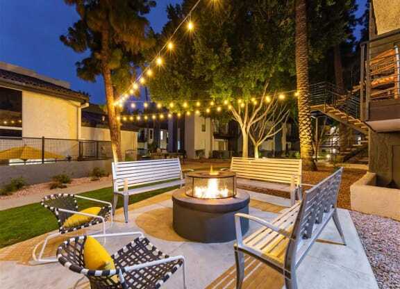 Outdoor Fire pit at The Vicinity, Phoenix, Arizona