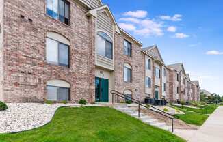 Stair Walkways to Apartments at Oak Shores Apartments, Wisconsin, 53154