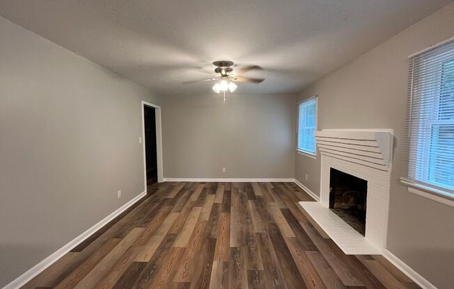 Ranch-Style 3BD, 2BA North Raleigh Home with Privacy Fence Backyard (Partial) and 1-Car Garage