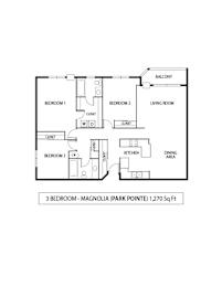 3 beds, 2 baths, 1,270 sqft, $2,270