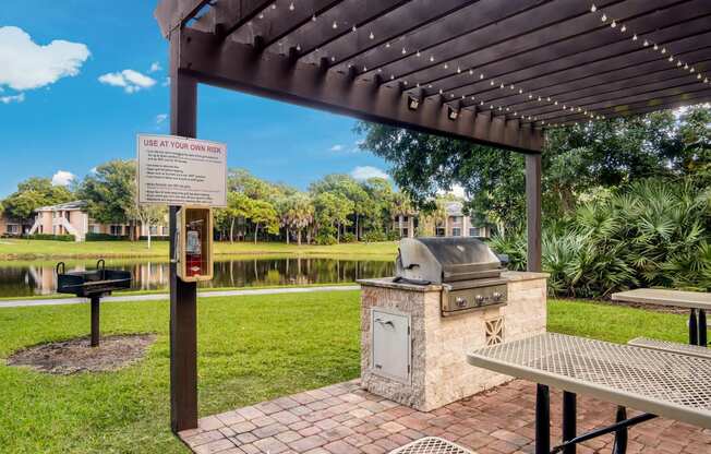 BBQ Area at Heritage Cove, Stuart, Florida 34997