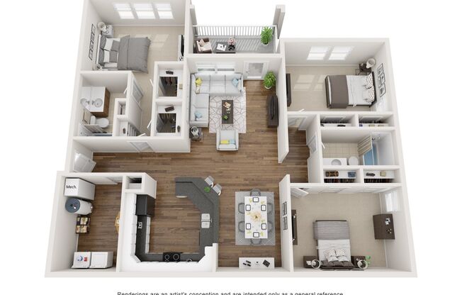 3 beds, 2 baths, 1,500 sqft, $2,180, Unit 430SMA10