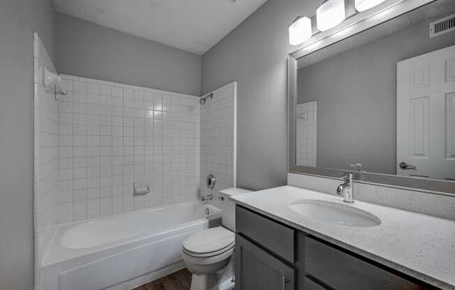 Bathroom With Bathtub at Wellington at Willow Bend, Plano, TX