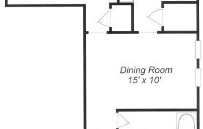 1 bed, 1 bath, 815 sqft, $2,200, Unit 1313 1A