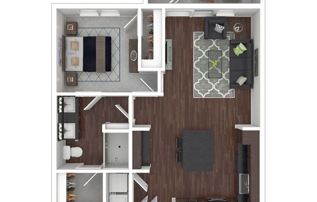 1 bed, 1 bath, 840 sqft, $1,815