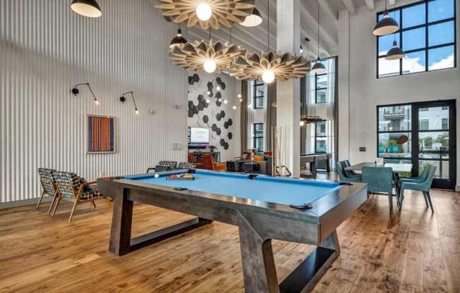 Nexus East Clubhouse with Billiards Table