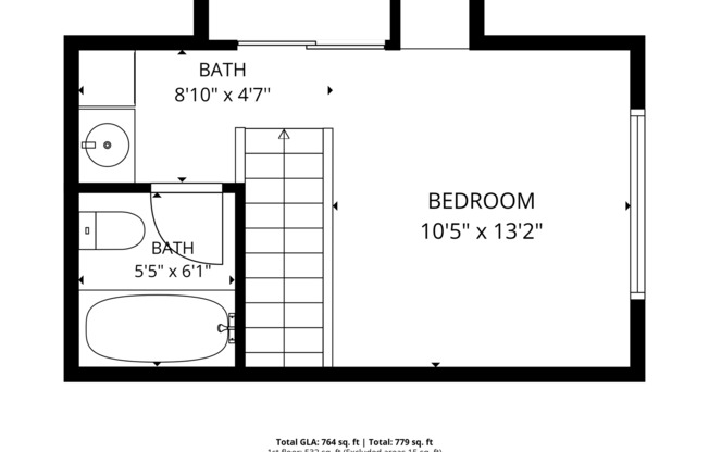 2 beds, 2 baths, 700 sqft, $1,560, Unit 1008-203